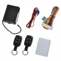 VidaXL Verrouillage centralisé auto universel avec 2 clés télécommande