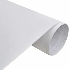 VidaXL Film pour voiture Blanc mat 200x152 cm Imperméable sans boules
