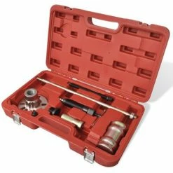 VidaXL Extracteur hydraulique de moyeu de roue avec kit de marteau 10t