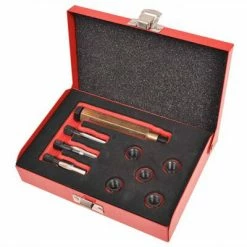 VidaXL Kit réparation filetage bougie de préchauffage 9 pcs M10x1,25mm