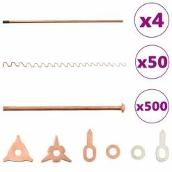 VidaXL Kit de soudage pour réparation de bosses auto 804 pcs