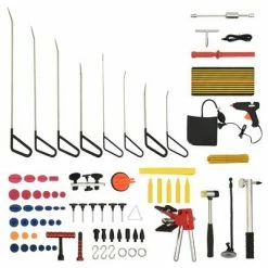 VidaXL Kit d'outils de débosselage sans peinture 75 pcs