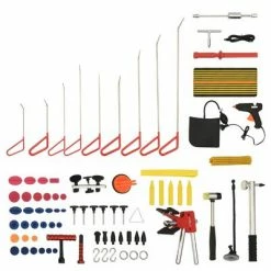 VidaXL Kit d'outils de débosselage sans peinture 76 pcs