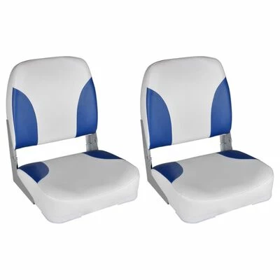 VidaXL Sièges de bateau 2 pcs Dossier pliable avec oreiller 41x36x48cm 3 VidaXL Sièges de bateau 2 pcs Dossier pliable avec oreiller 41x36x48cm