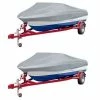 VidaXL Housses de bateau 2 pcs Gris Longueur 427-488 cm Largeur 229 cm -Entretien véhicules Soldes image 1 279106
