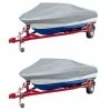 VidaXL Housses de bateau 2 pcs Gris Longueur 519-580 cm Largeur 244 cm -Entretien véhicules Soldes image 1 279108