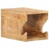 VidaXL Support mural de vélos 35x25x25 cm Bois de manguier brut solide -Entretien véhicules Soldes image 1 320477