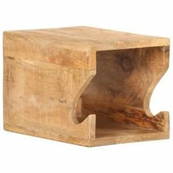 VidaXL Support mural de vélos 35x25x25 cm Bois de manguier brut solide