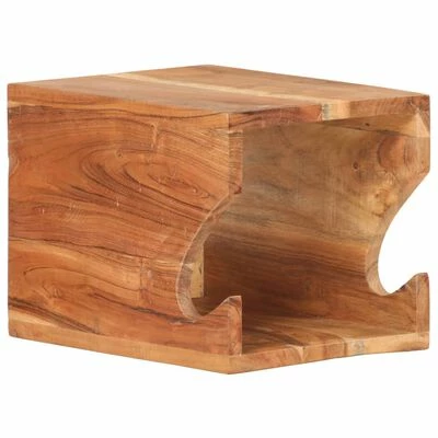 VidaXL Support mural de vélos 35x25x25 cm Bois d'acacia massif 3 VidaXL Support mural de vélos 35x25x25 cm Bois d'acacia massif