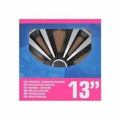 ProPlus Enjoliveurs Terra Argenté et noir 13" 4 pcs