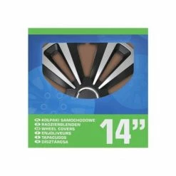 ProPlus Enjoliveurs Terra Argenté et noir 14" 4 pcs