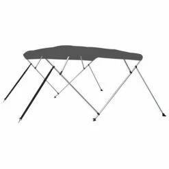 VidaXL Auvent bimini à 4 arceaux Anthracite 243x180x137 cm