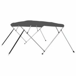 VidaXL Auvent bimini à 4 arceaux Anthracite 243x210x137 cm