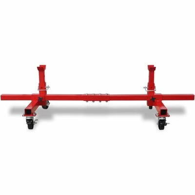 VidaXL Support d'essieu mobile Rouge 4 VidaXL Support d'essieu mobile Rouge – Image 2
