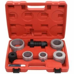 VidaXL Kit d'expandeur de tuyau 8 pcs Acier au carbone et aluminium 9 VidaXL Kit d'expandeur de tuyau 8 pcs Acier au carbone et aluminium -Entretien véhicules Soldes image 2 210463