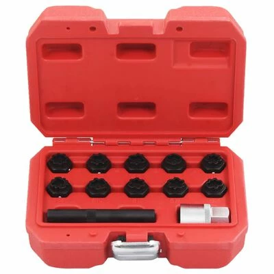 VidaXL Jeu de douilles de verrouillage de jante 12 pcs pour Mercedes 4 VidaXL Jeu de douilles de verrouillage de jante 12 pcs pour Mercedes – Image 2