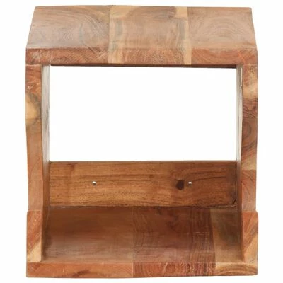 VidaXL Support mural de vélos 35x25x25 cm Bois d'acacia massif 4 VidaXL Support mural de vélos 35x25x25 cm Bois d'acacia massif – Image 2