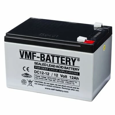Batterie AMG VMF à décharge profonde 12 V 12 Ah DC12-12 4 Batterie AMG VMF à décharge profonde 12 V 12 Ah DC12-12 – Image 2