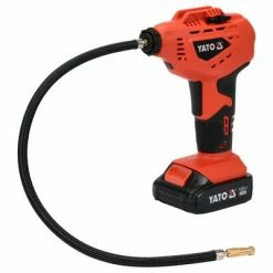 YATO Gonfleur à air avec batterie Li-Ion 2,0Ah 18V