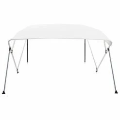 VidaXL Auvent Bimini à 4 arceaux Blanc 243x210x137 cm -Entretien véhicules Soldes image 2 92369