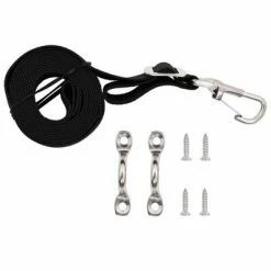 VidaXL Sangles de toit bimini 2 pcs Tissu et acier inoxydable -Entretien véhicules Soldes image 2 92388