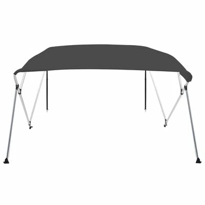 VidaXL Auvent bimini à 4 arceaux Anthracite 243x210x137 cm 4 VidaXL Auvent bimini à 4 arceaux Anthracite 243x210x137 cm – Image 2