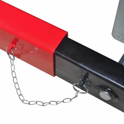 VidaXL Adaptateur de traverse 2 tonnes Rouge 5 VidaXL Adaptateur de traverse 2 tonnes Rouge – Image 3