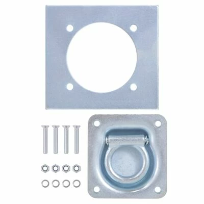 VidaXL Anneau d'arrimage pour remorque 6 pcs Acier galvanisé 2000 kg 5 VidaXL Anneau d'arrimage pour remorque 6 pcs Acier galvanisé 2000 kg – Image 3