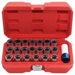 VidaXL Jeu d'outils de verrouillage de roue 21 pcs pour VAG -Entretien véhicules Soldes image 3 210486