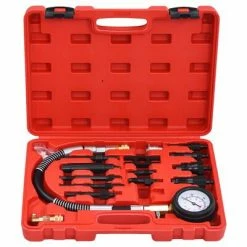 VidaXL Kit de testeur pour jauge de compression diesel 14 pcs 10 VidaXL Kit de testeur pour jauge de compression diesel 14 pcs -Entretien véhicules Soldes image 3 210557