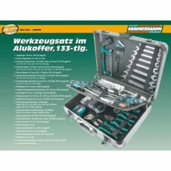 Brüder Mannesmann Boîte à outils 133 pcs -Entretien véhicules Soldes image 3 433770