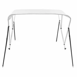 VidaXL Auvent bimini à 3 arceaux Blanc 183x160x137 cm -Entretien véhicules Soldes image 3 92360