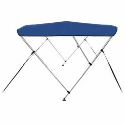VidaXL Auvent bimini à 3 arceaux Bleu 183x160x137 cm -Entretien véhicules Soldes image 3 92364