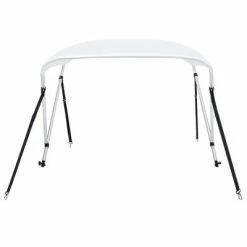 VidaXL Auvent bimini à 2 arceaux Blanc 180x130x110 cm -Entretien véhicules Soldes image 3 93124