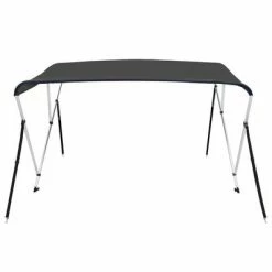 VidaXL Auvent bimini à 3 arceaux Anthracite 183x160x137 cm -Entretien véhicules Soldes image 3 93134