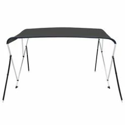 VidaXL Auvent bimini à 3 arceaux Anthracite 183x196x137 cm -Entretien véhicules Soldes image 3 93136