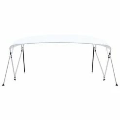 VidaXL Auvent Bimini à 4 arceaux Blanc 243x(230-244)x137 cm -Entretien véhicules Soldes image 3 93140