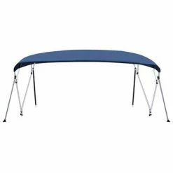 VidaXL Auvent Bimini à 4 arceaux Bleu marine 243x(230-244)x137 cm -Entretien véhicules Soldes image 3 93141