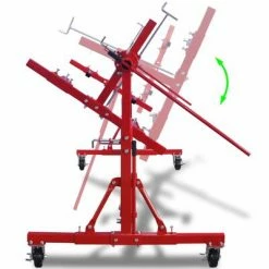 VidaXL Support de levage auto Rouge -Entretien véhicules Soldes image 4 141966