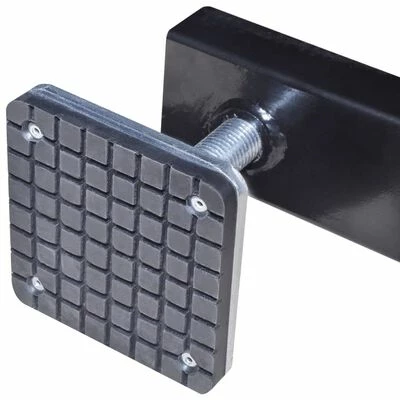 VidaXL Adaptateur de traverse 2 tonnes Rouge 6 VidaXL Adaptateur de traverse 2 tonnes Rouge – Image 4