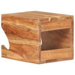 VidaXL Support mural de vélos 35x25x25 cm Bois d'acacia massif 11 VidaXL Support mural de vélos 35x25x25 cm Bois d'acacia massif -Entretien véhicules Soldes image 4 320479