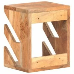 VidaXL Support mural de planche à roulettes 25x20x30 cm Bois d'acacia -Entretien véhicules Soldes image 4 320482