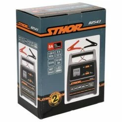 Sthor Chargeur de batterie avec LED 6/12V 8A 120Ah -Entretien véhicules Soldes image 4 434378