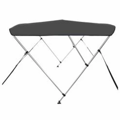 VidaXL Auvent bimini à 3 arceaux Anthracite 183x160x137 cm -Entretien véhicules Soldes image 4 93134