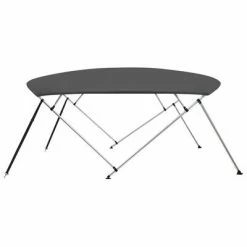 VidaXL Auvent Bimini à 4 arceaux Anthracite 243x(230-244)x137 cm -Entretien véhicules Soldes image 4 93142