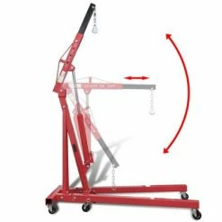 VidaXL Grue pliable pour moteurs 2 tonnes 88,2 kg -Entretien véhicules Soldes image 5 142234