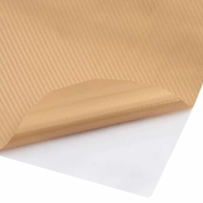 VidaXL Film mat 3D de voiture Doré 200x152 cm 7 VidaXL Film mat 3D de voiture Doré 200x152 cm – Image 5