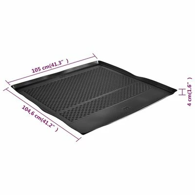 VidaXL Tapis de coffre de voiture Peugeot 308 (2014-) Caoutchouc 7 VidaXL Tapis de coffre de voiture Peugeot 308 (2014-) Caoutchouc – Image 5