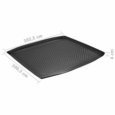 VidaXL Tapis de coffre de voiture Skoda Rapid Sedan (2012-) Caoutchouc 7 VidaXL Tapis de coffre de voiture Skoda Rapid Sedan (2012-) Caoutchouc – Image 5