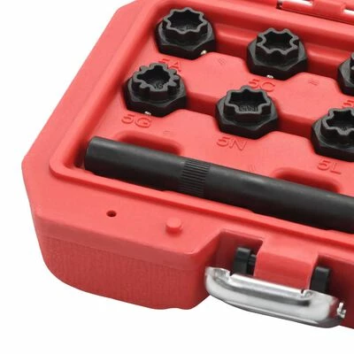 VidaXL Jeu de douilles de verrouillage de jante 12 pcs pour Mercedes 7 VidaXL Jeu de douilles de verrouillage de jante 12 pcs pour Mercedes – Image 5